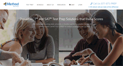 Desktop Screenshot of methodtestprep.com